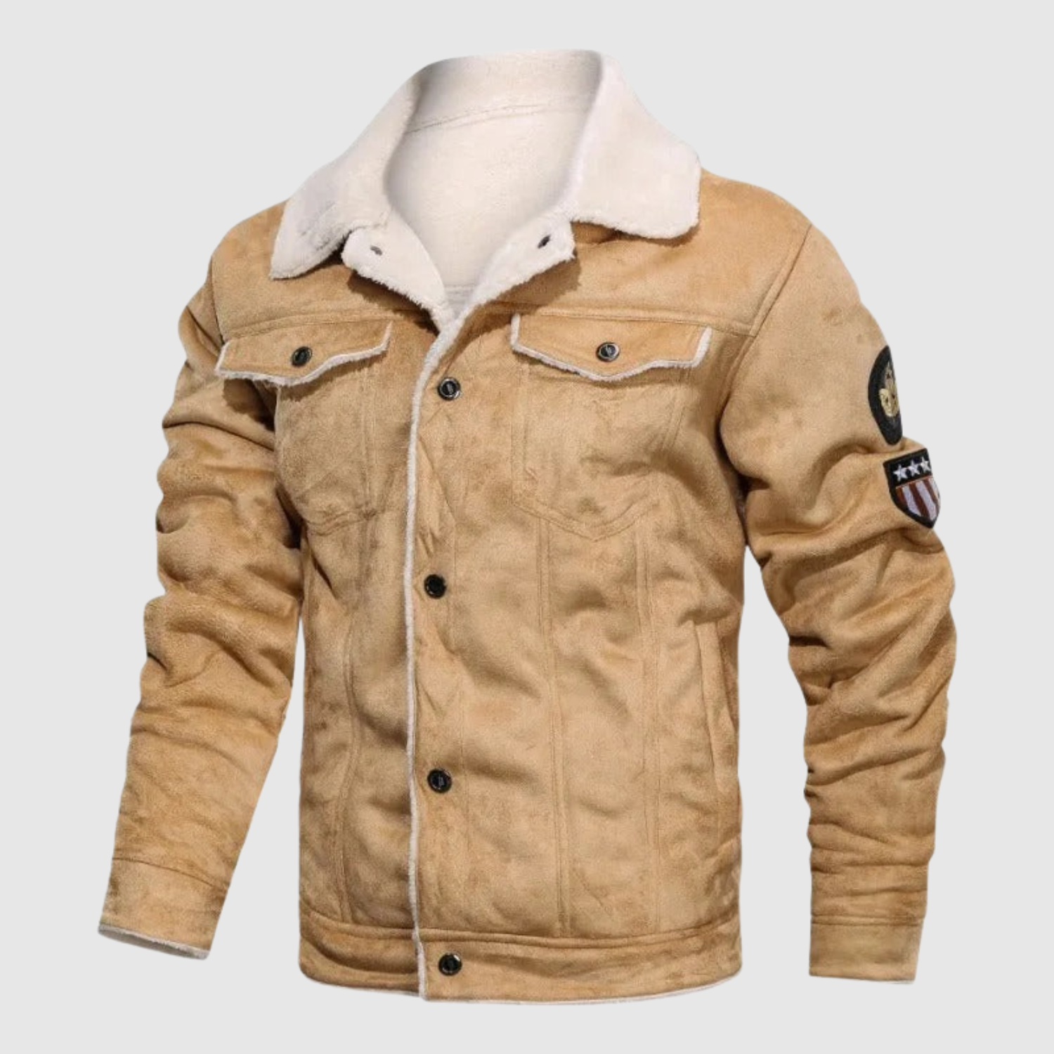 Dorian – Teplá zimní bunda s huňatým límcem a retro stylem