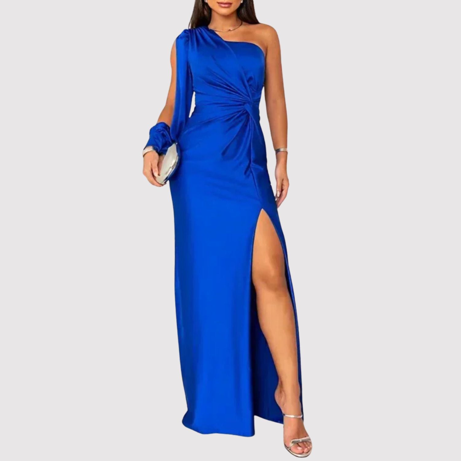 Eliška - Elegantní asymetrické večerní šaty