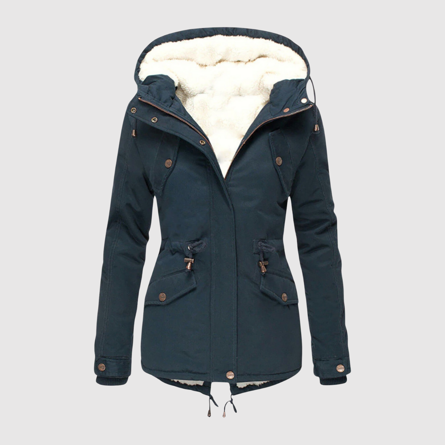 Jelena – Zimní park s kapucí a fleecem