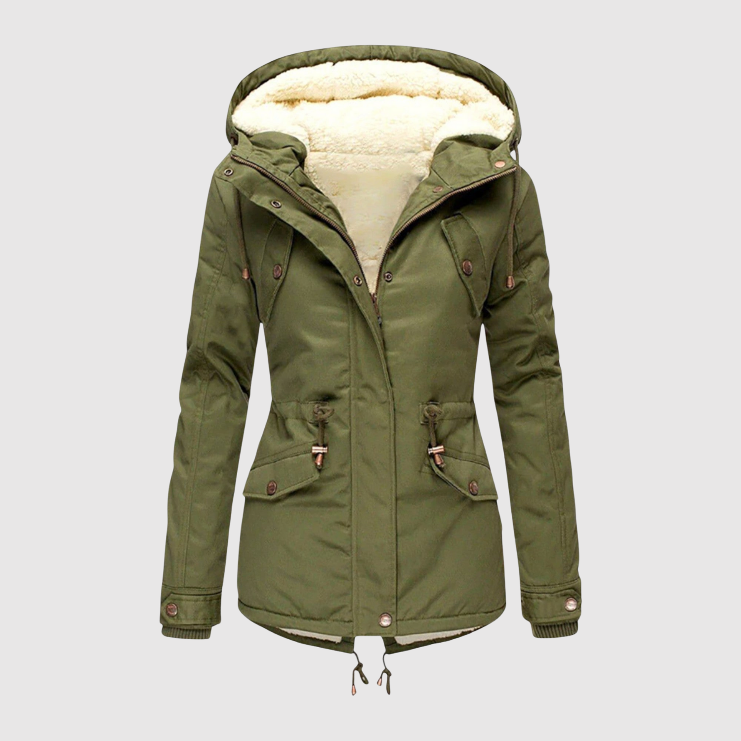 Jelena – Zimní park s kapucí a fleecem