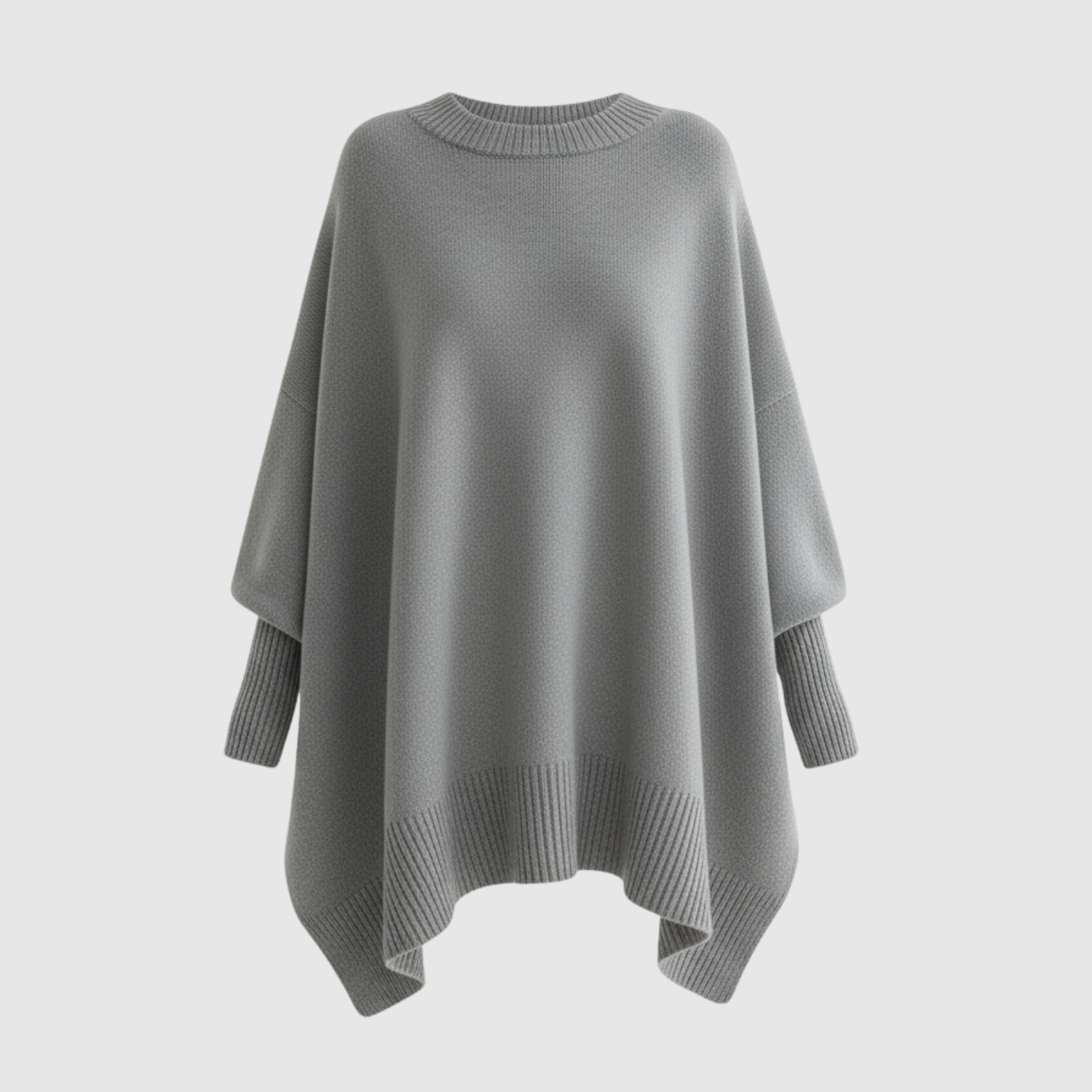 Nora - Elegantní pletené pončo s moderní linií