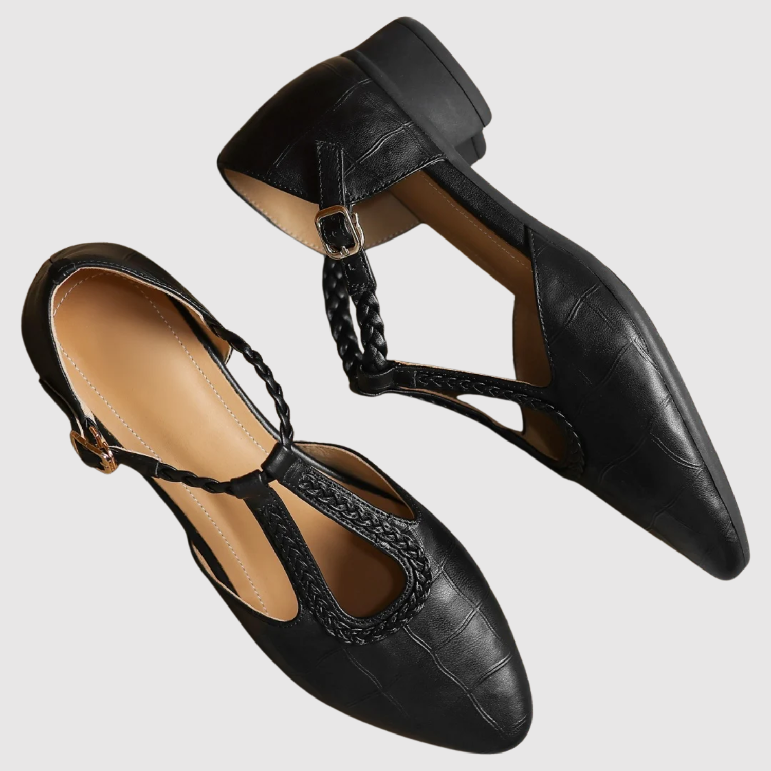 Greta – Retro boty s T-páskem