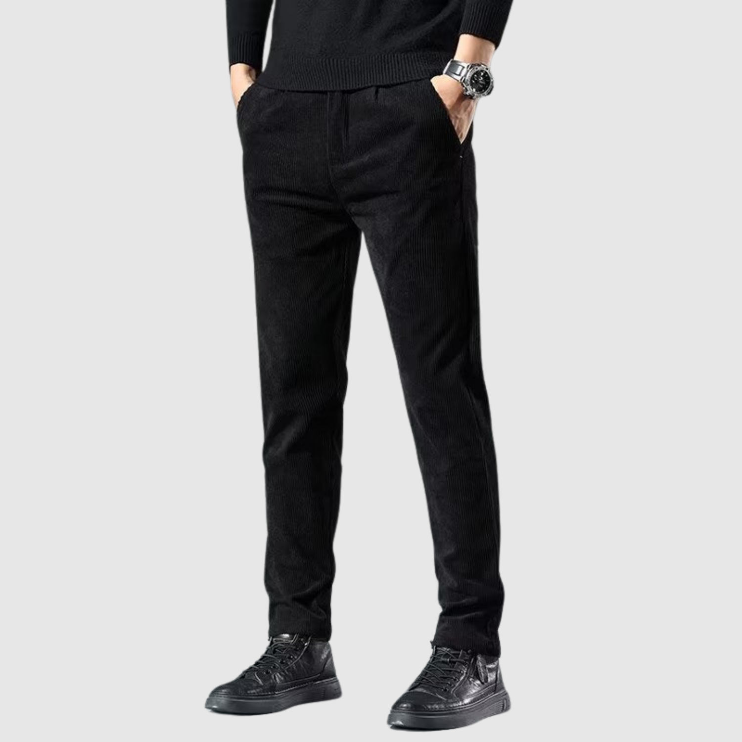 Leo – Kalhoty z měkkého semiše