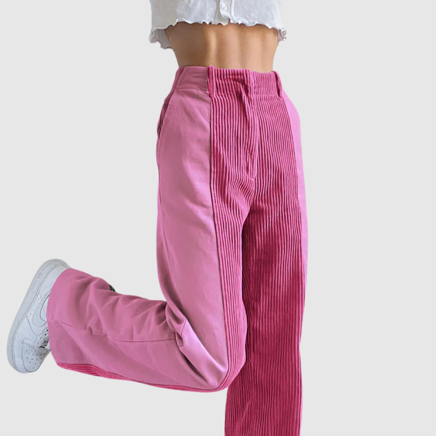 Mira – Velurové kalhoty s pohodlným střihem