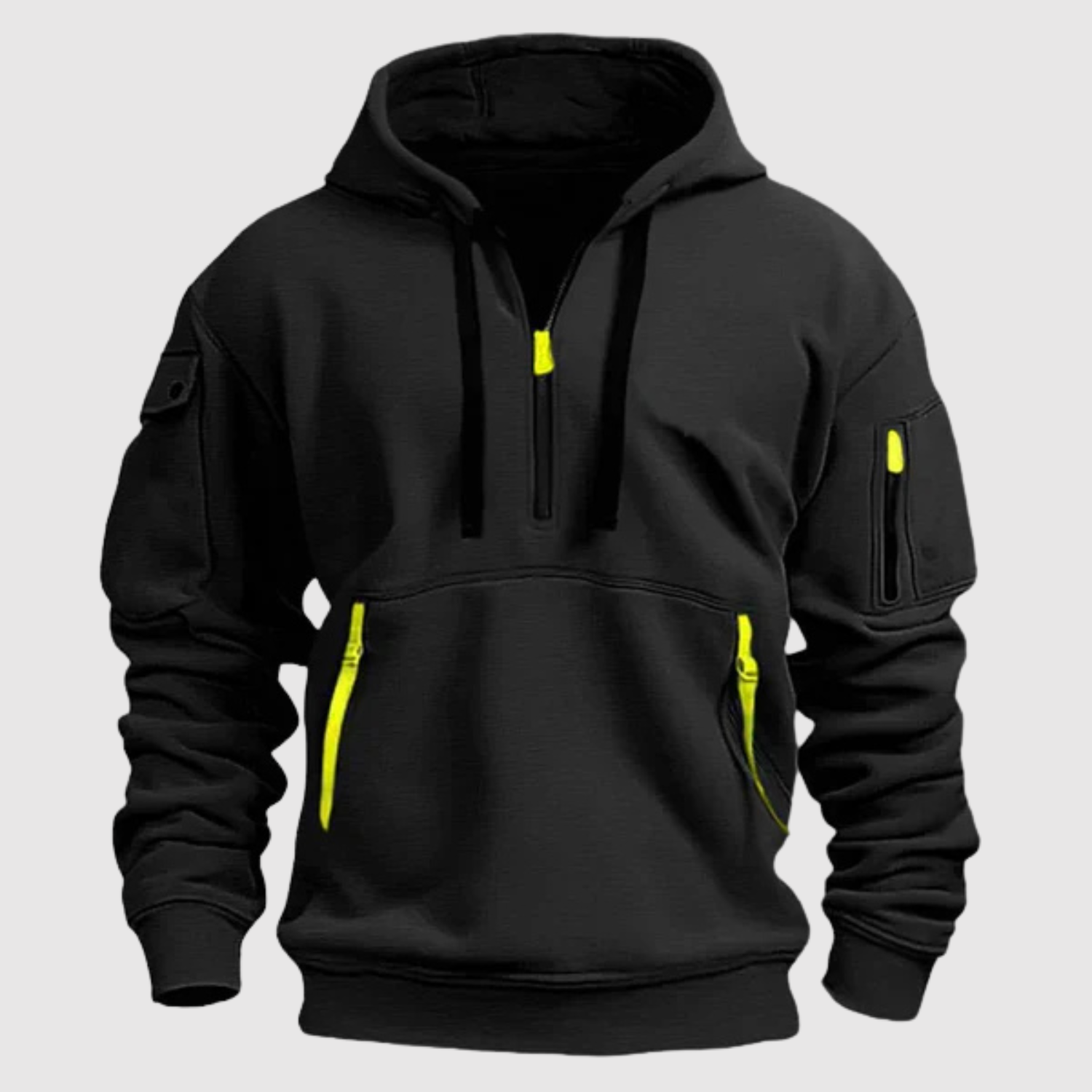 Daniel - Sportovní mikina s kapucí, zipem a kapsou