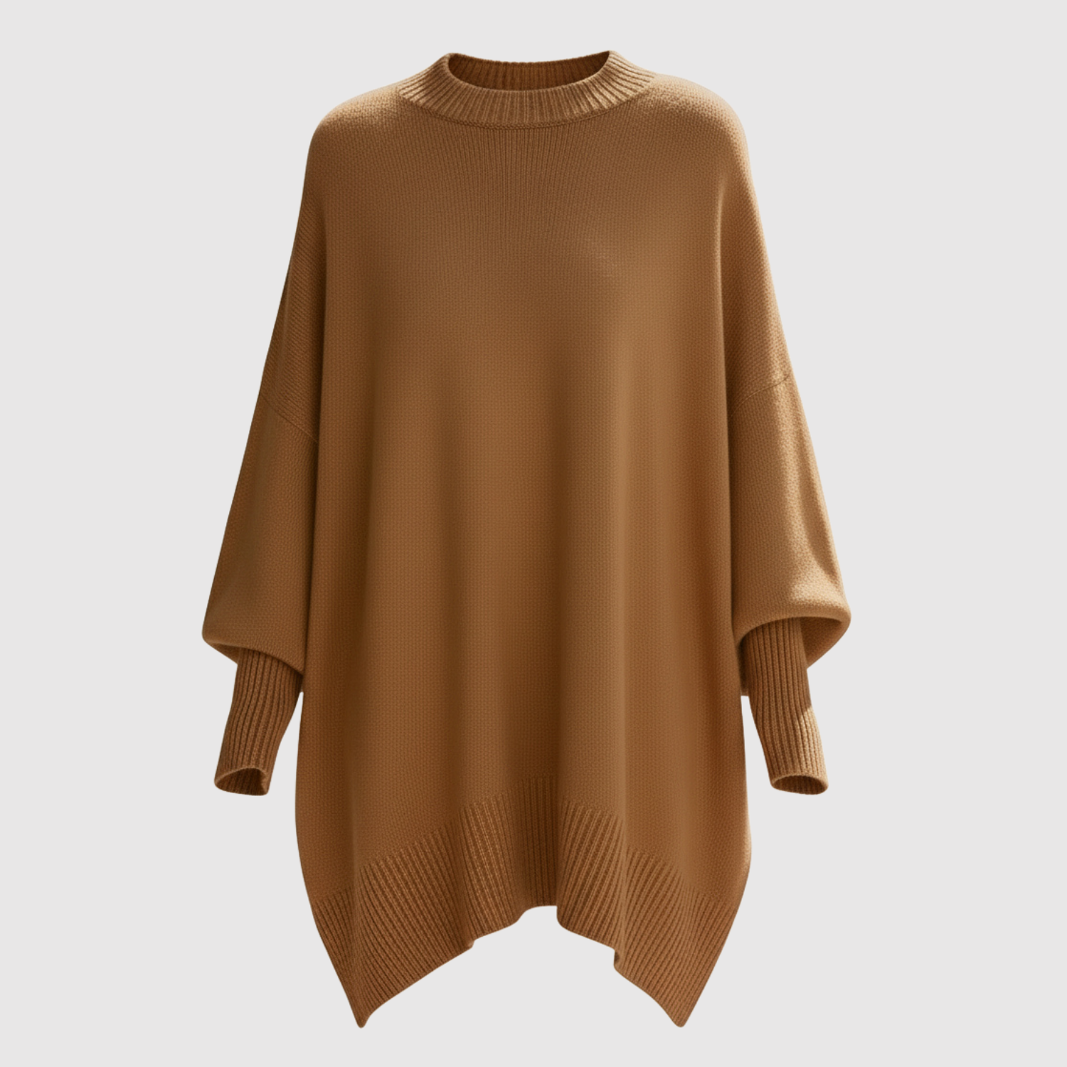 Nora - Elegantní pletené pončo s moderní linií