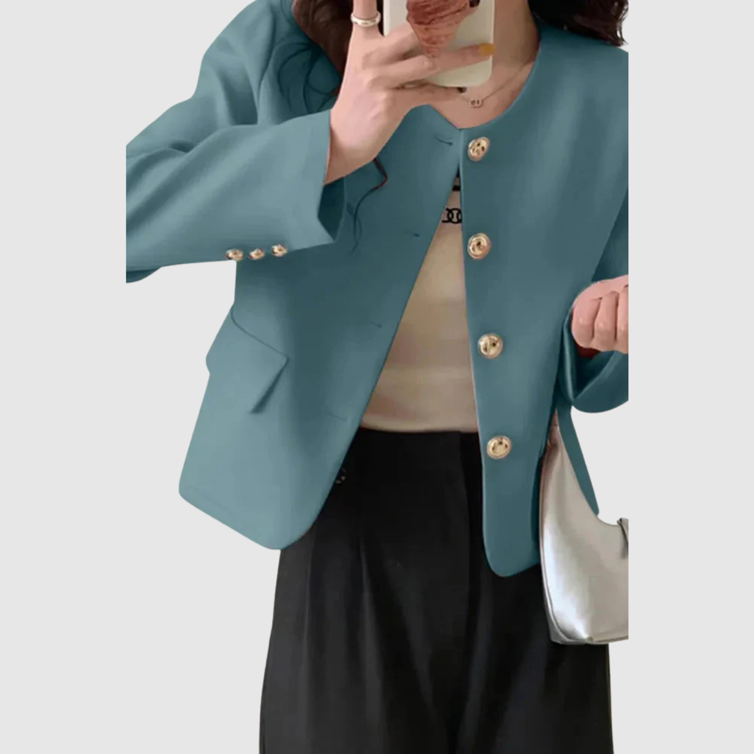 Silvie – Krátký blazer s minimalistickou elegancí