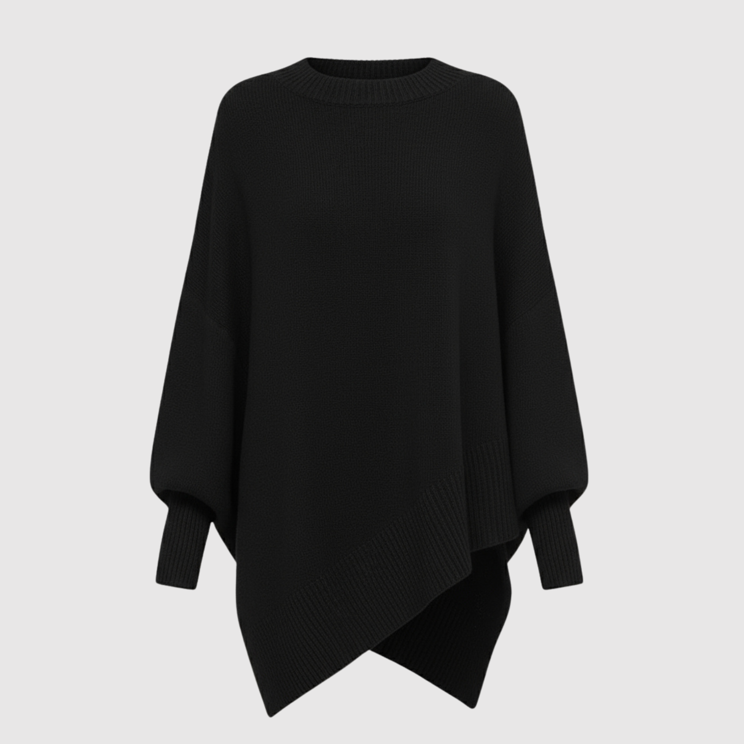 Nora - Elegantní pletené pončo s moderní linií