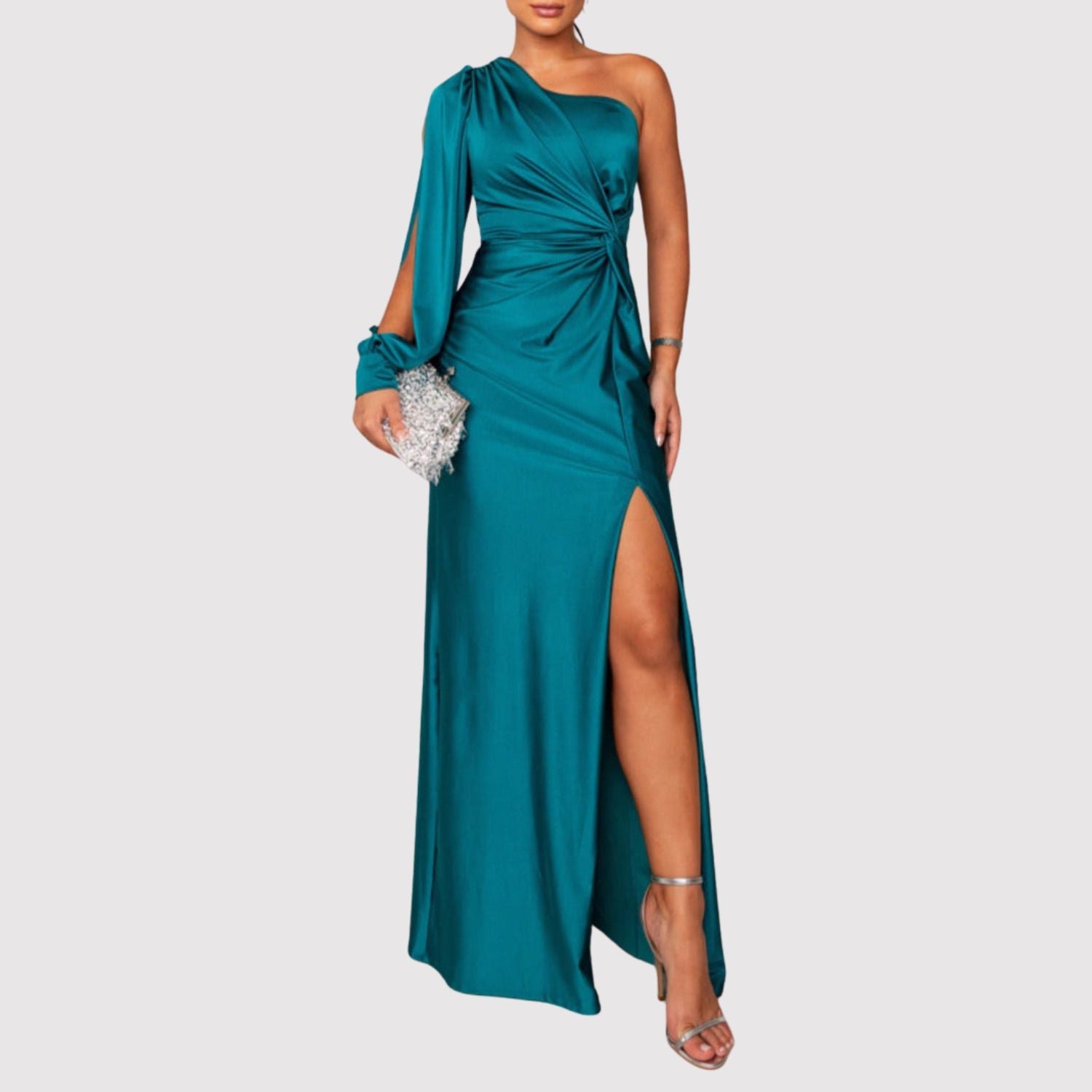 Eliška - Elegantní asymetrické večerní šaty