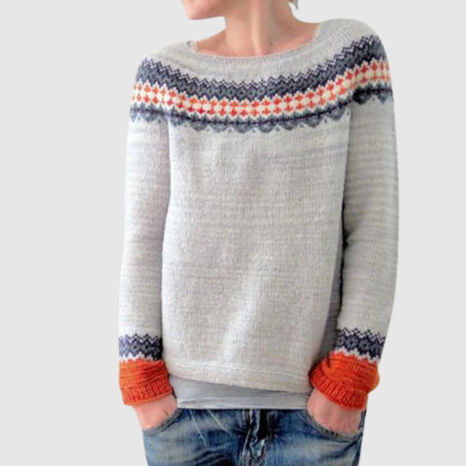 Nora – Pulovr se zimním motivem