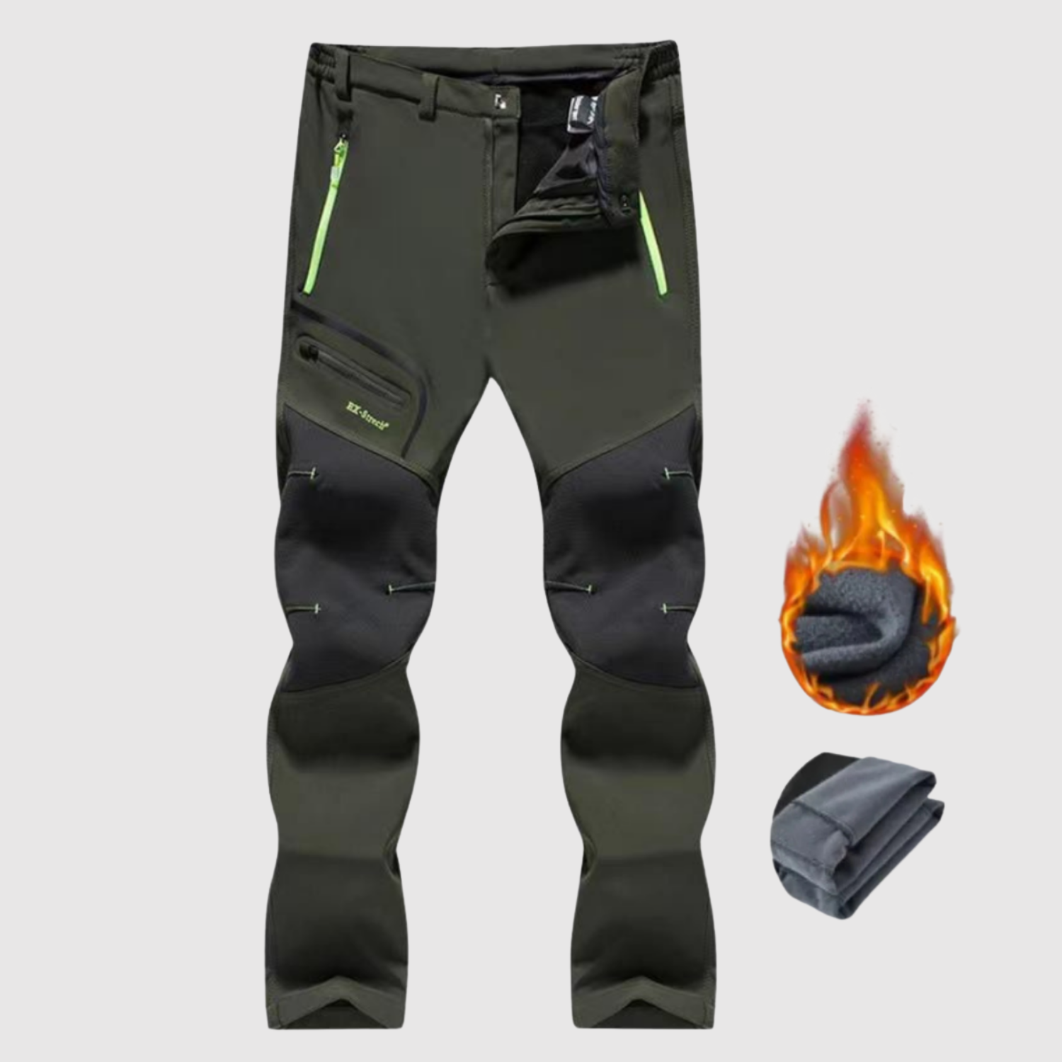 Leo - Teplé turistické kalhoty do zimních podmínek