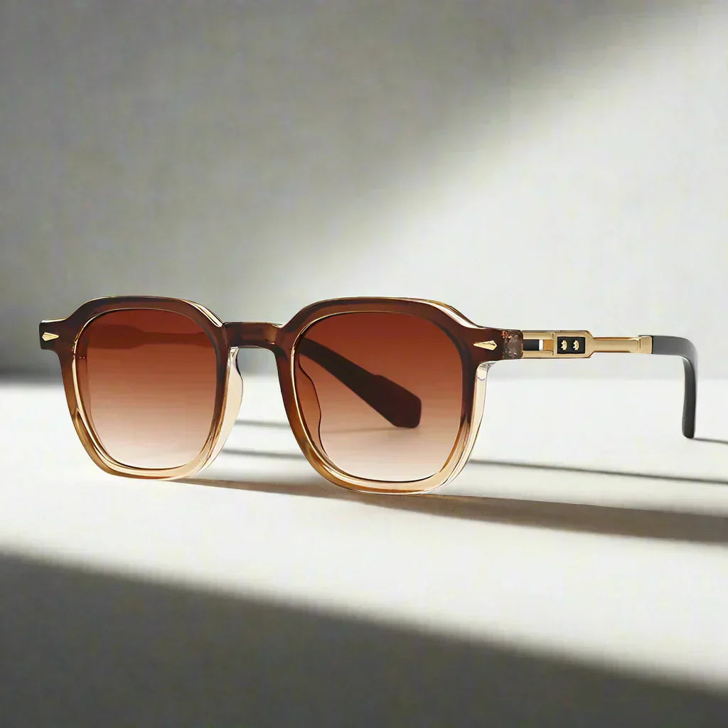 Alex – Čtvercové sluneční brýle s luxusními detaily