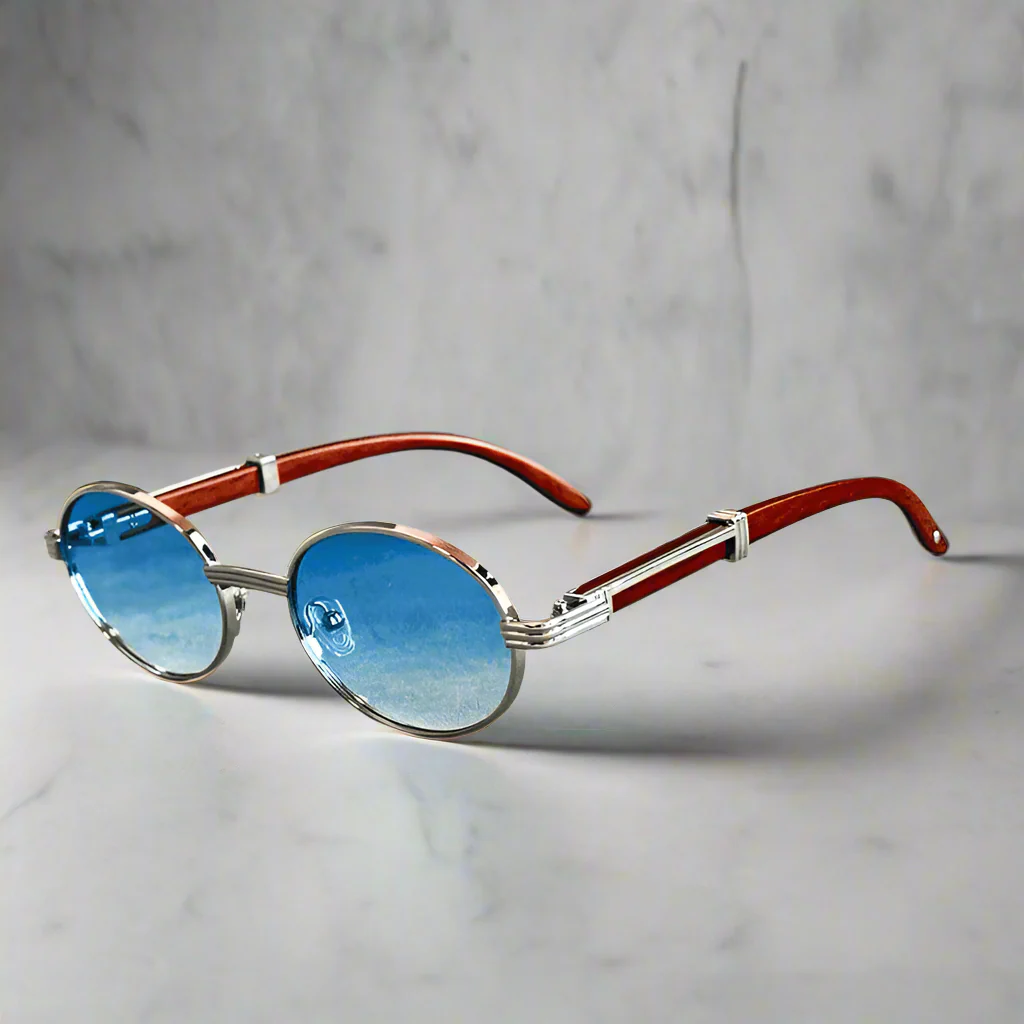 Alex – Kulaté sluneční brýle s vintage akcentem