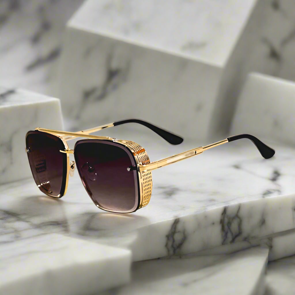 Alex – Aviatické sluneční brýle s kovovým rámem