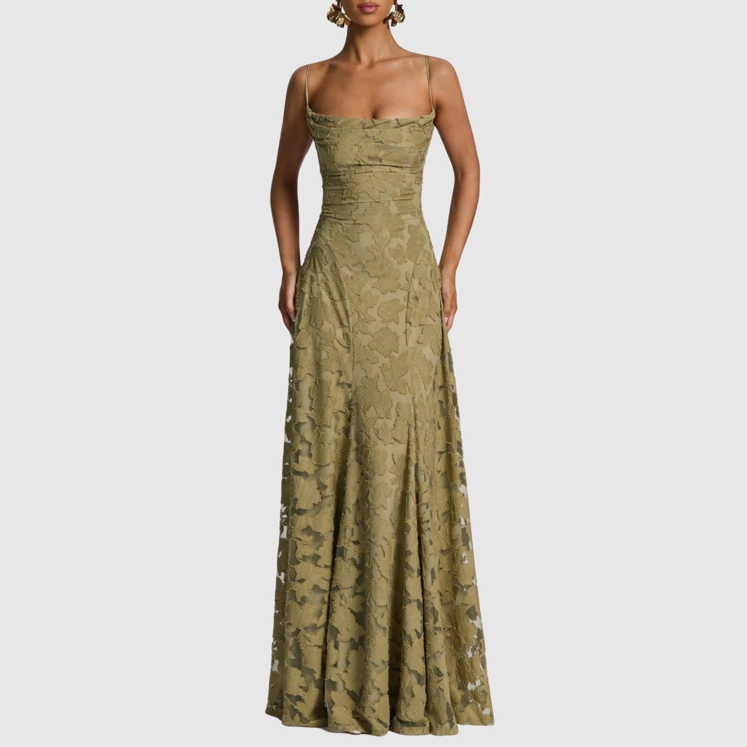 Eliška - Elegantní večerní šaty s efektním zadním dílem